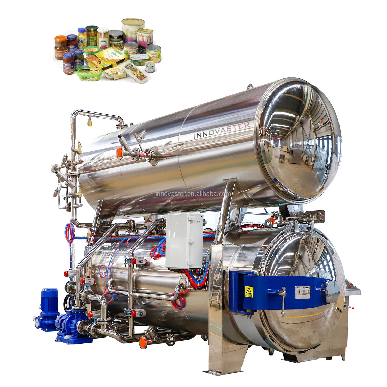 Retort Food Processing Super-heated Water Spray Retort Sterilizer