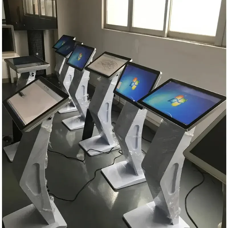 Lcd Screen Interactive Self Service Touch Kiosk Touch All In One Pc Kiosk Android  Multi Touch Screen Kiosk