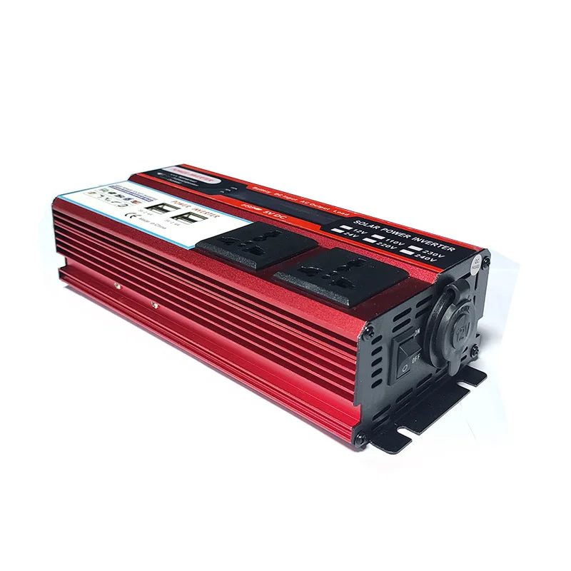 3000W 4000W Modified Sine Wave Solar 12V Power Converter Home DC 12V To 220V 110V Voltage Transformer Adapter Car Inverters
