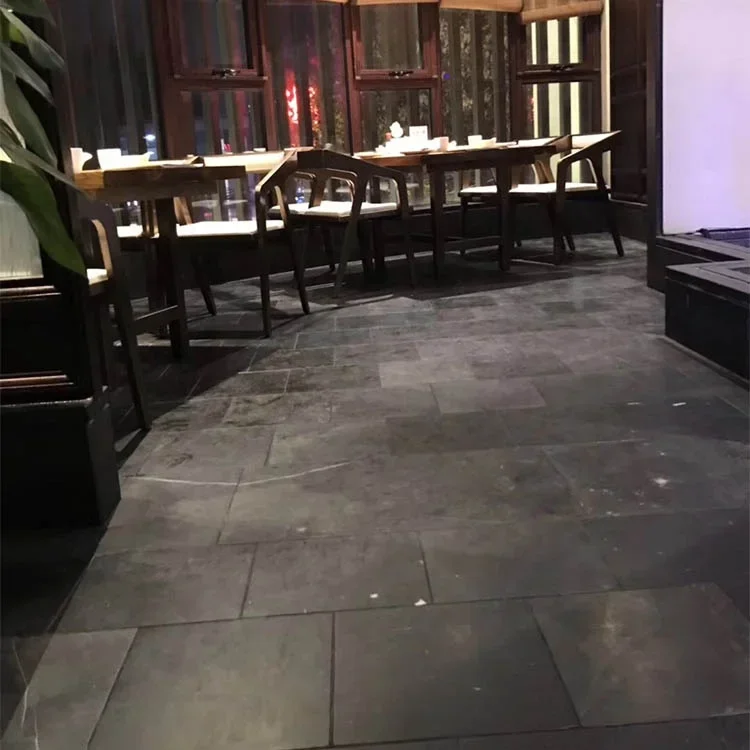 Chinese bluestone honed blue limestone black limestone brick wallstone