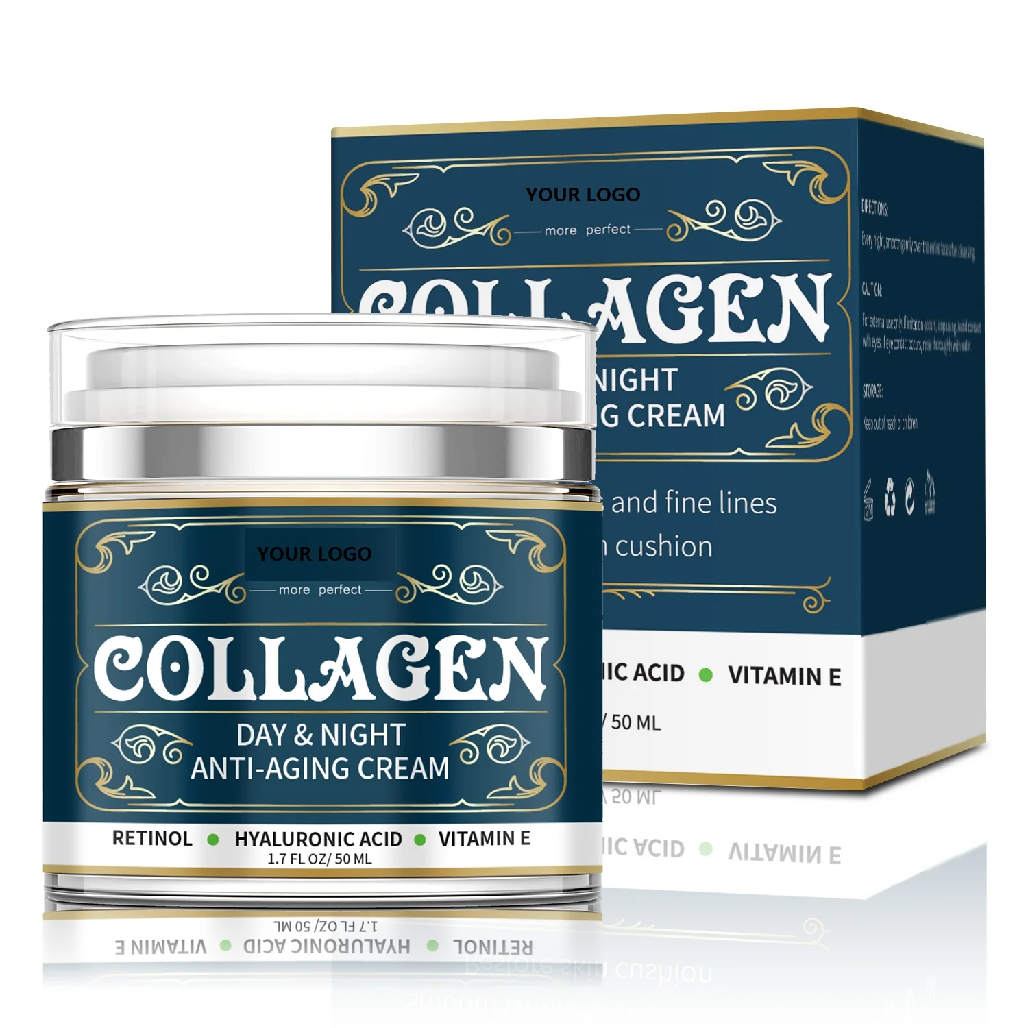 Anti Aging Face Retinol Cream Anti Wrinkles Day Night Collagen Cream For Face