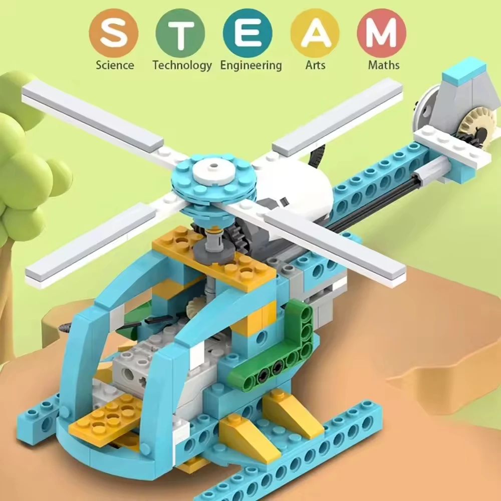 CB05 STEM Toys DIY Programming Roboti Building Block Suit 50 IN 1 Science Education Technic Bricks Sets WeDo 2.0