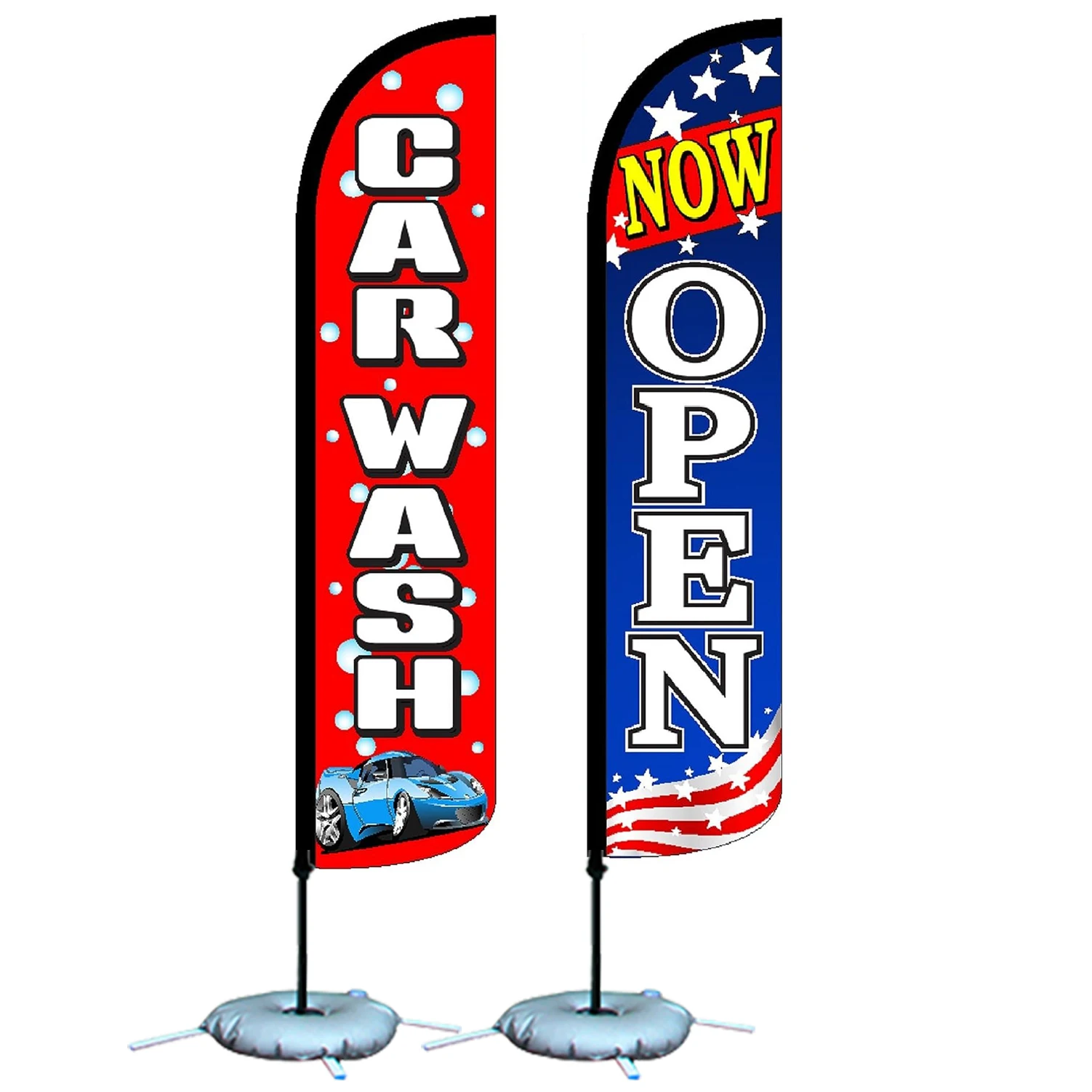 Outdoor Custom Advertising Exhibition Teardrop Flag OPEN Printing Event Promotion advertisement advertising Feather Flag