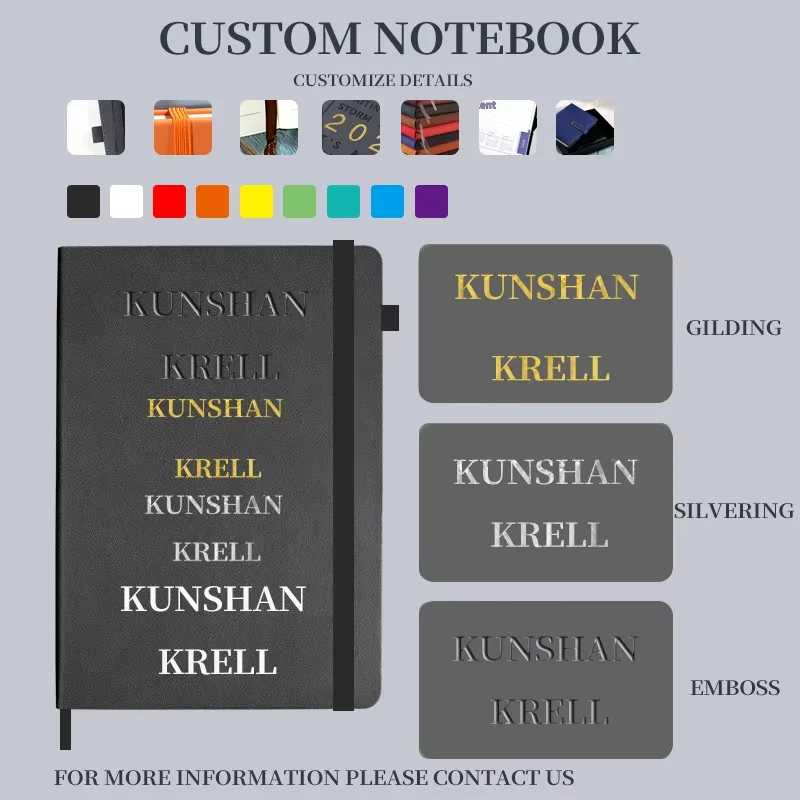 Custom logo design Color thickened Pu leather notebook Magnetic notebook and pen Custom stationery notebook gifts
