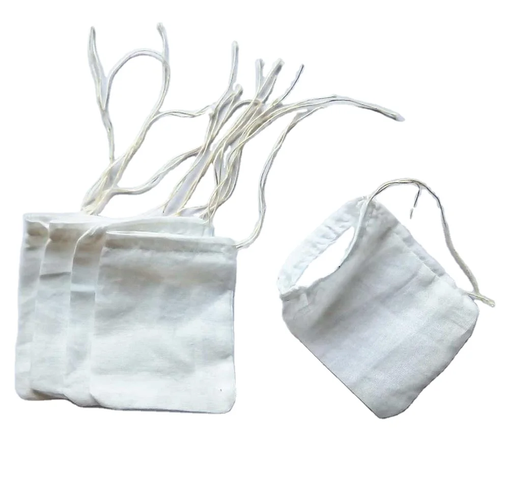 Неотбеленные многоразовые чайные пакетики из