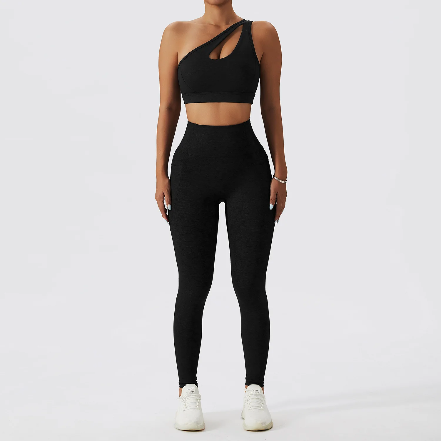Wholesale 2 piece set yoga butt lifting recycle custom woman activewear set manufacturer womens activewear sets