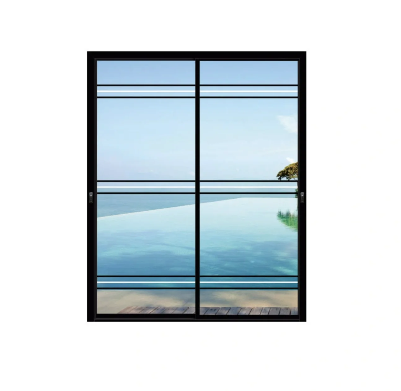 Hot Sale Aluminum Balcony Door Bi-Folding Door/Aluminium Folding Door/Multi-Leaf Door