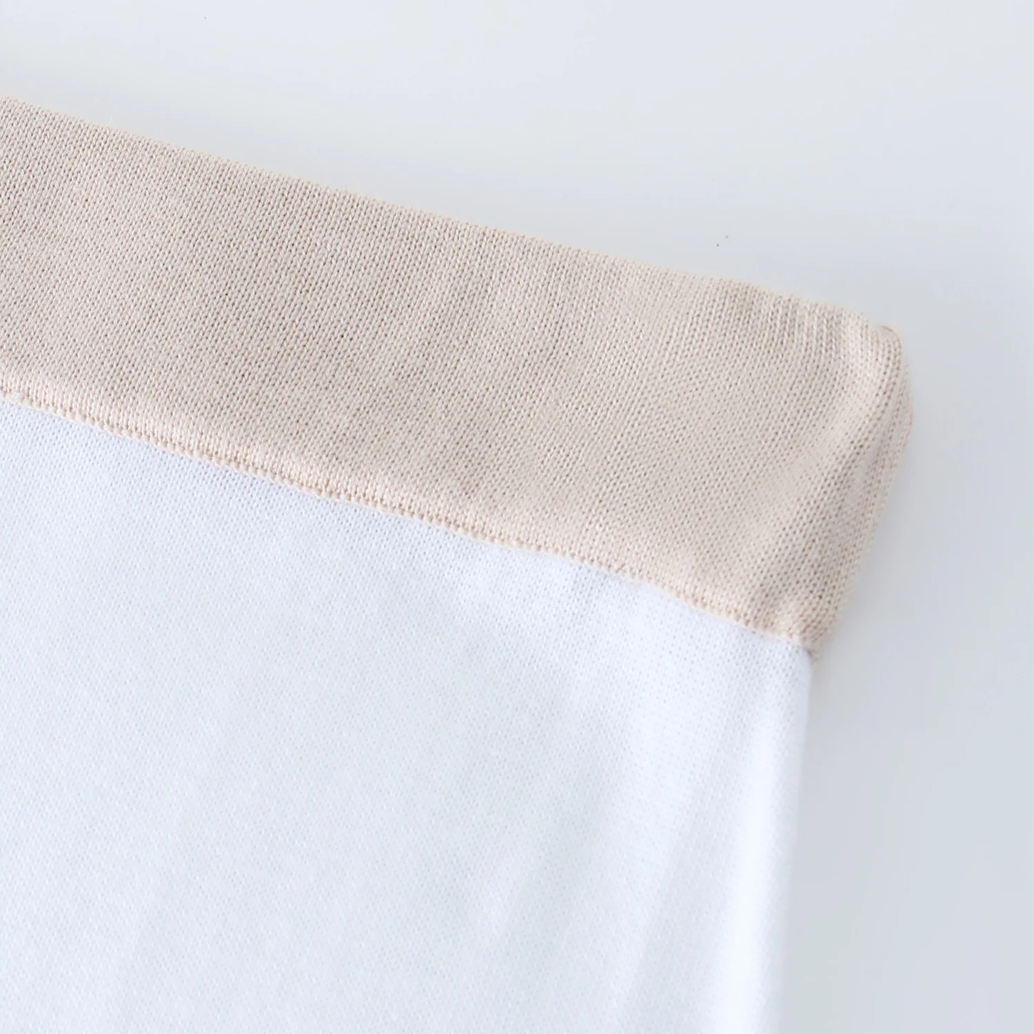 Custom Designer Korean Summer Clothes for Women Elegant Blue White Gradient Tie Dye Panelled Midi Pencil Knit Female Skirt 2024