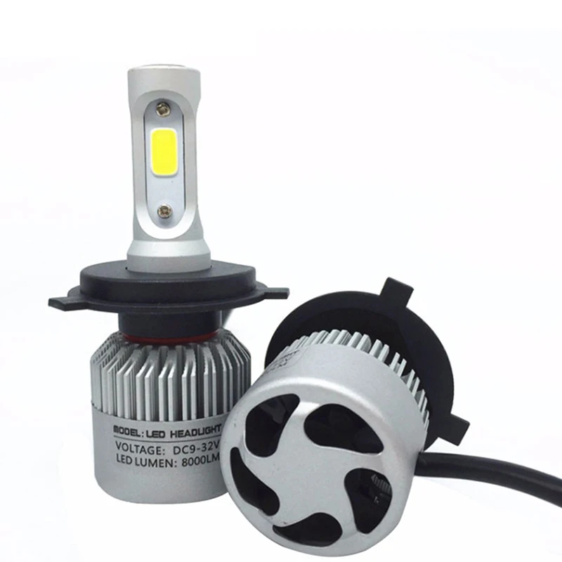 
S2 high lumen led h7 headlight 36W 3800LM car bulb with CE 