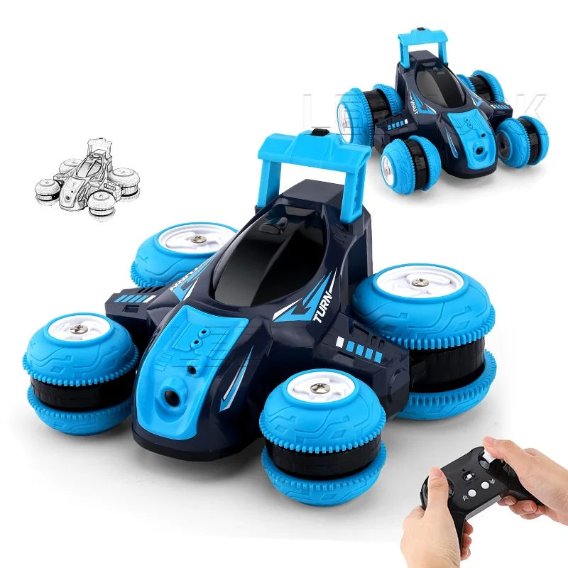 Leemook hot sale 2.4GHz Side-running Stunt Car Remote Control Car Children Educational Toy Off-road Vehicles RC Cars