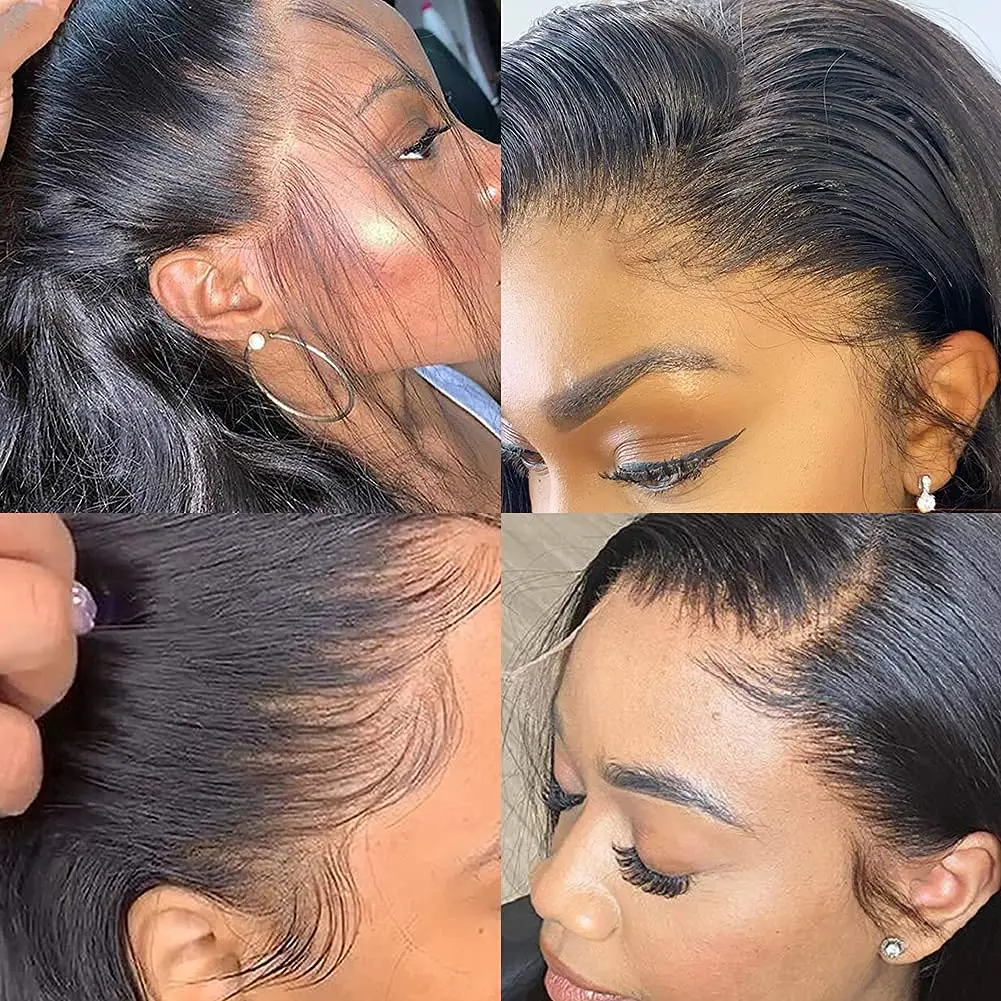 Wholesale Straight Human Hair Wigs With Bangs Full Machine Made Wigs For Black Women Brazilian Straight Hair Wigs With Bangs