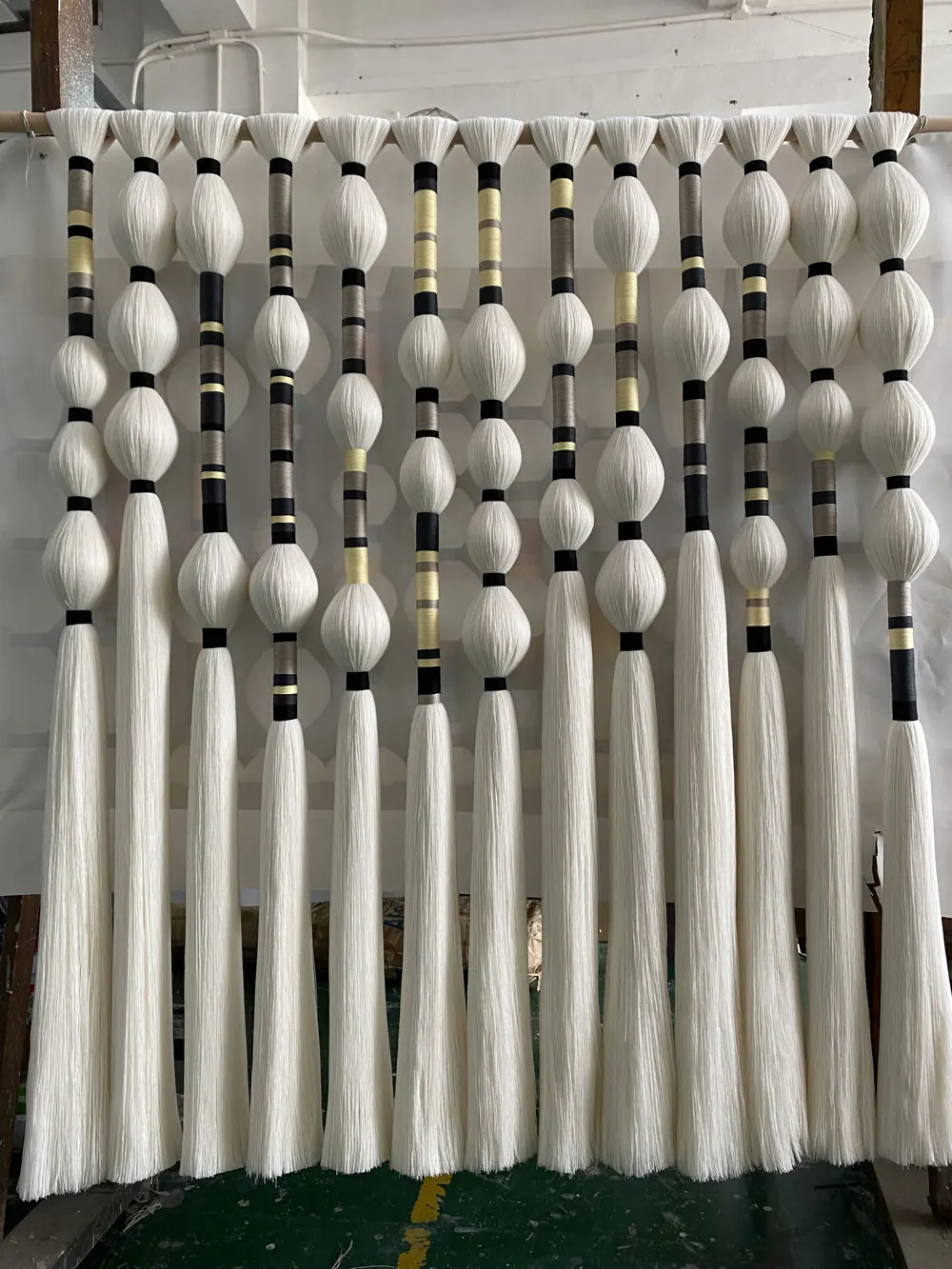 Home Decor Luxury 3D Fabric Painting Handmade Weaving Wall Hanging Yarn Crochet Art Cotton Fiber Wall Art