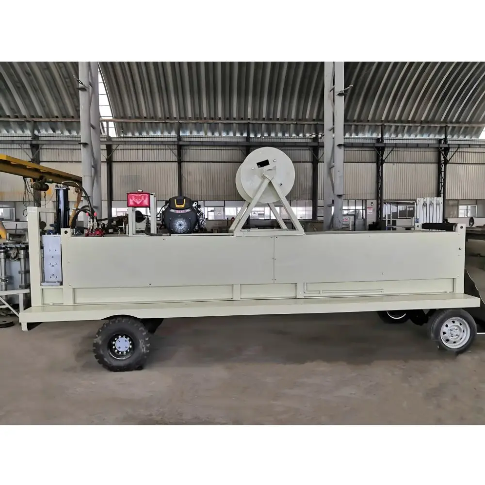 New Mexico Portable SSR KR18 KR24 Standing Seam Bemo Standing Roof Sheet Roll Forming Machine with Wheel Trailer
