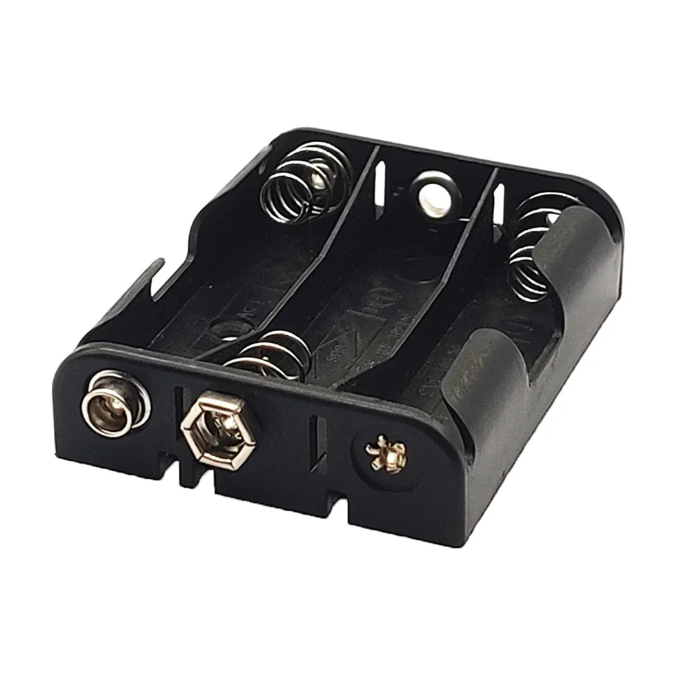 3*AA Battery Case Box 3 Slot 4.5V AA Battery Holder With 9V Male And Female Snap Connector