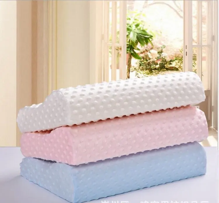 Wholesale Comfortable Wave Shape Neck Support Natural High and Low Memory Foam Pillow
