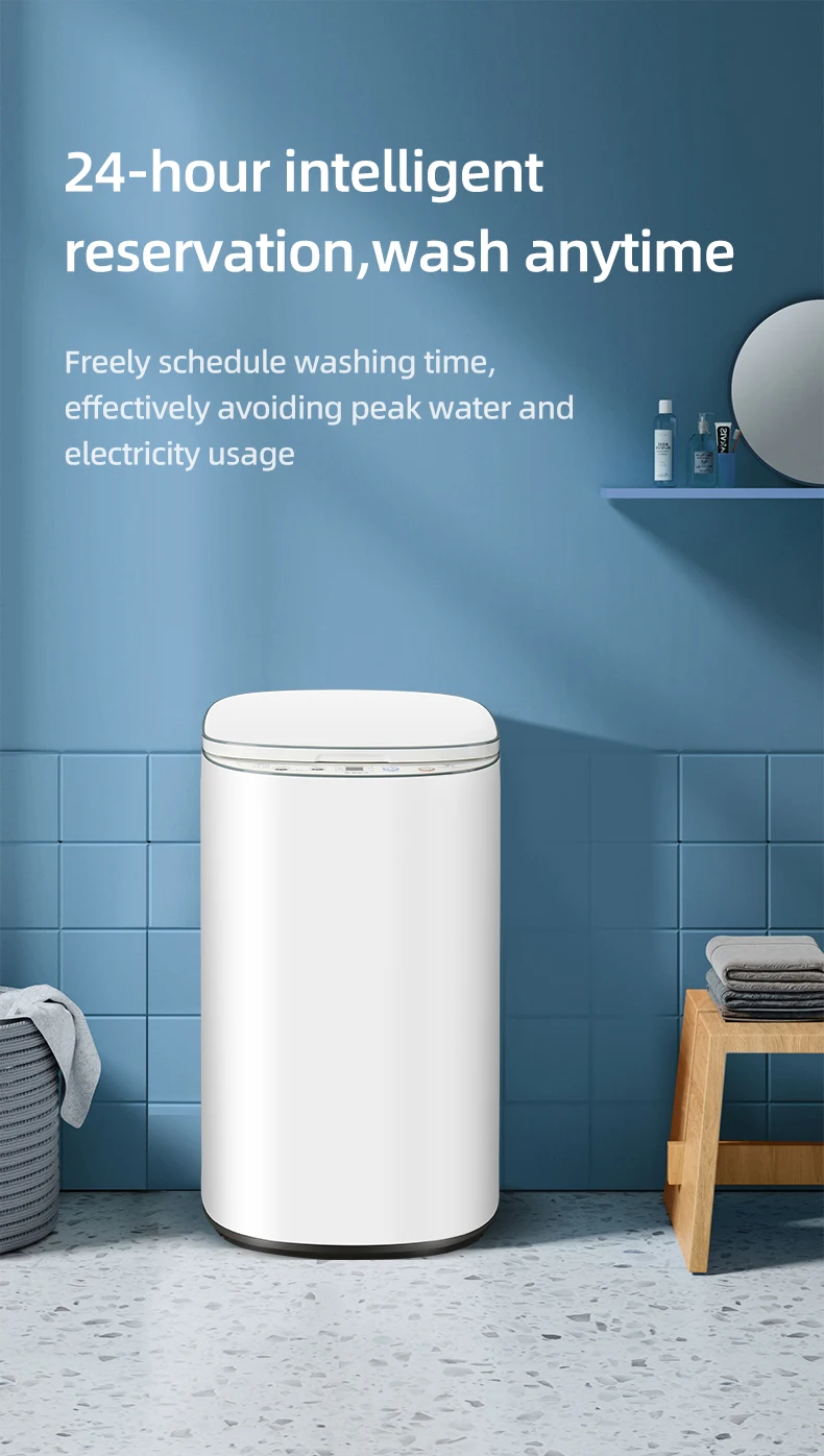 Mini Portable Washing Machine Mini Single Tub Washing Machine Electric Washing  Machines