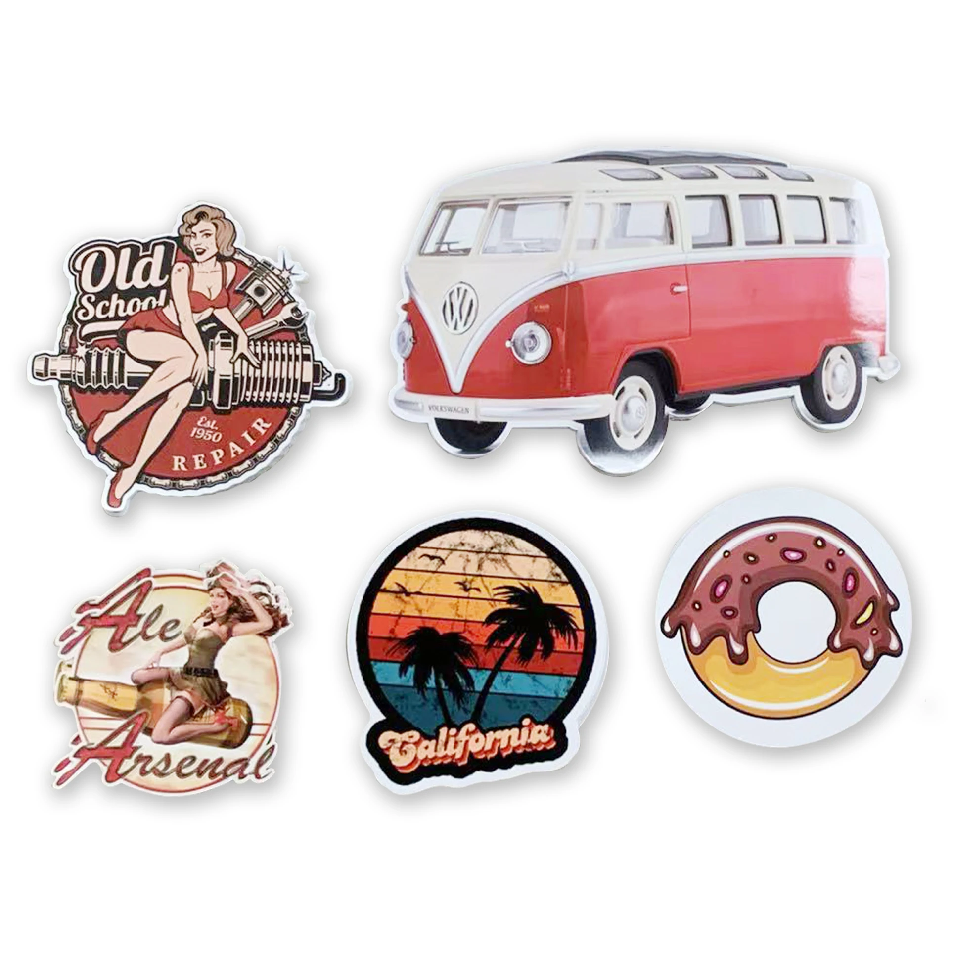 Custom Printing Die Cut Vinyl Sticker Adhesive Waterproof PVC Label Company Logo Design Cartoon Stickers