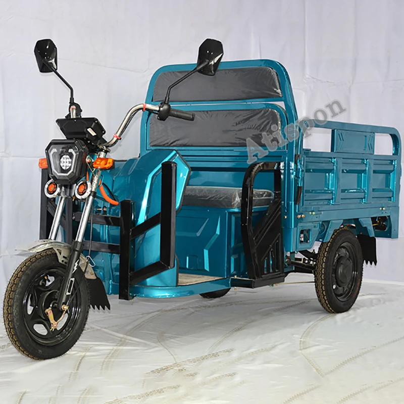 High Quality 650W Motos 3 Wheel Electric   Electric Motor Cycle Pedicab  800W Tricycle Motorcycle