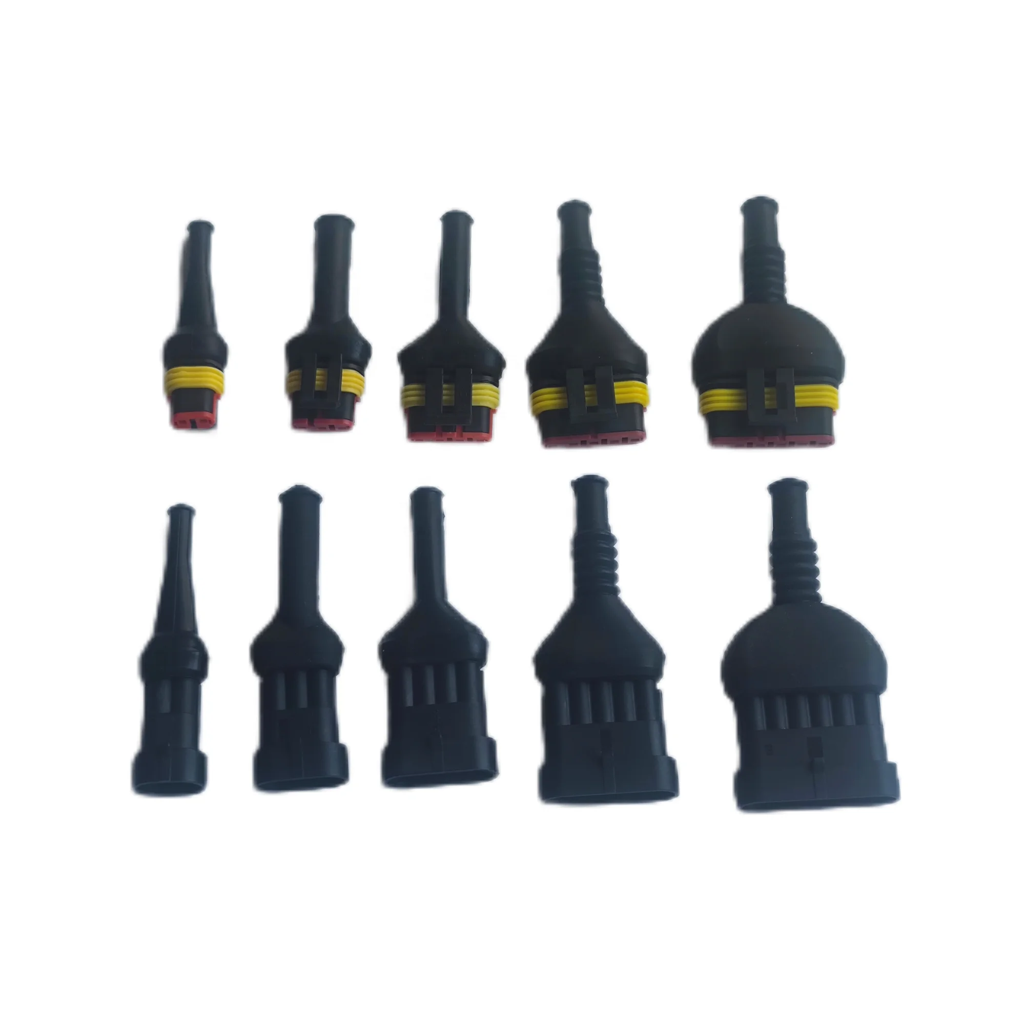 Wholesale 2/3/4/5/6 Way Rubber Boot for Automotive Tyco AMP Superseal 1.5mm Waterproof Wire Connectors