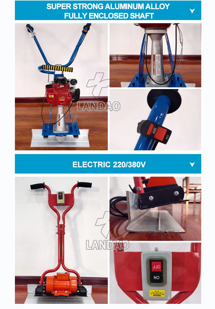 Concrete Vibratory Screed, Vibrations Leveling Ruler, Concrete Finishing Vibrating Screed