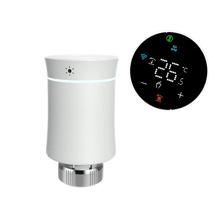 TUYA Wireless Smart Living Room Thermostat Radiator Valve TRV for Home Heating Zigbee Smart Home System Thermostat