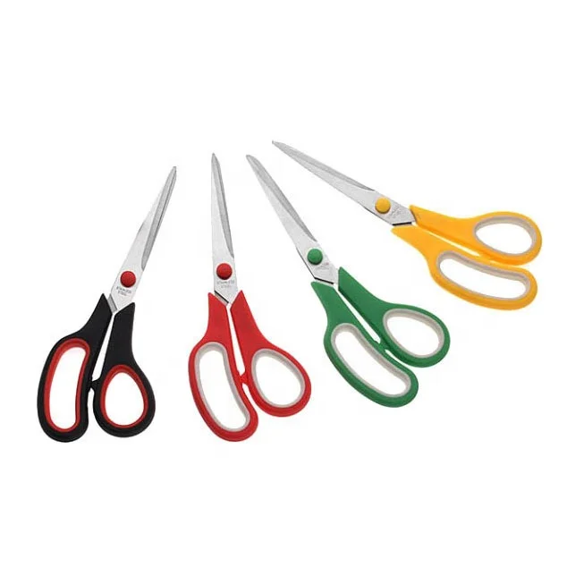 Cheap Snipping Stainless Steel Home Kitchen Office Scissors High Quality Plastic Wrapped Grip Scissors