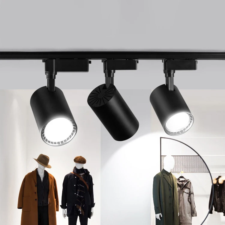 Ushine Indoor Modern Aluminum Track Lamp 12W 20W 30W 40W Magnetic Linear COB LED Track Light