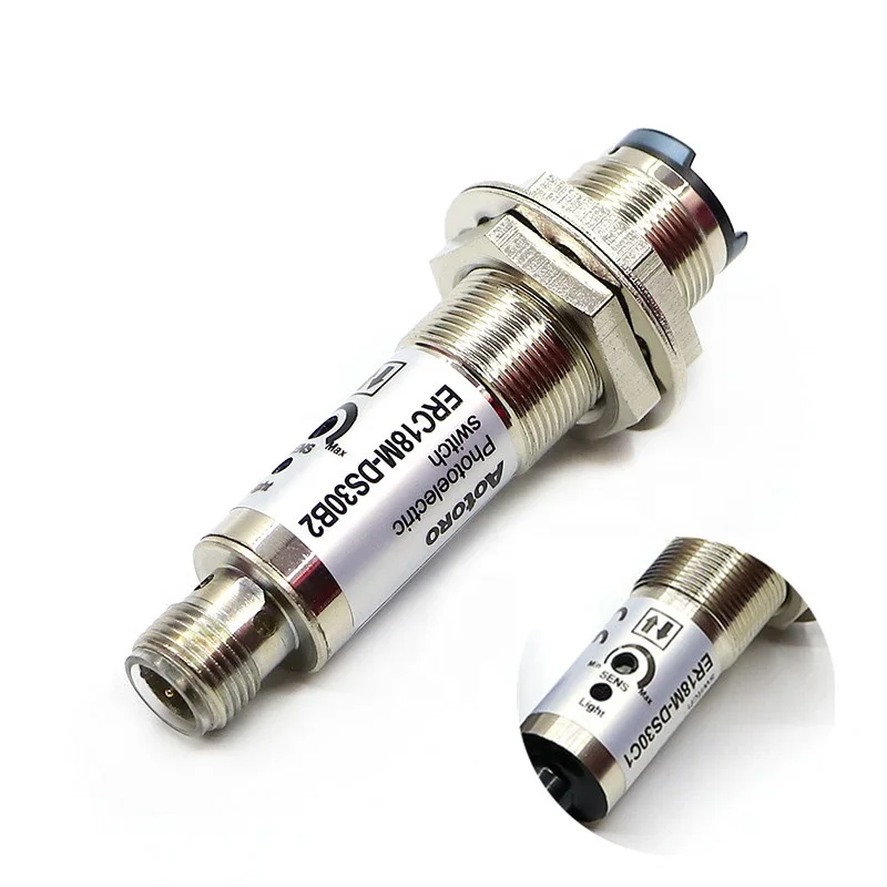 M18 NPN ERC18M-DS30C1 3 провода Диффузный фотоэлектрический датчик цена