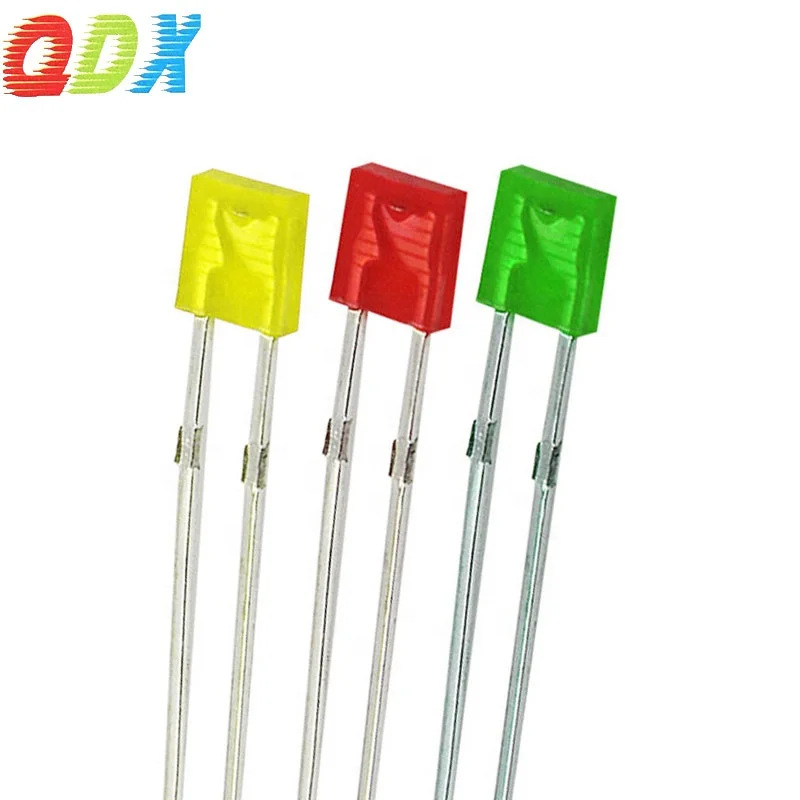 China Factory promotion 1*3*4mm Square LED yellow light-emitting diode 1*3*4mm Led Dip In Diode1000pcs/bag led module