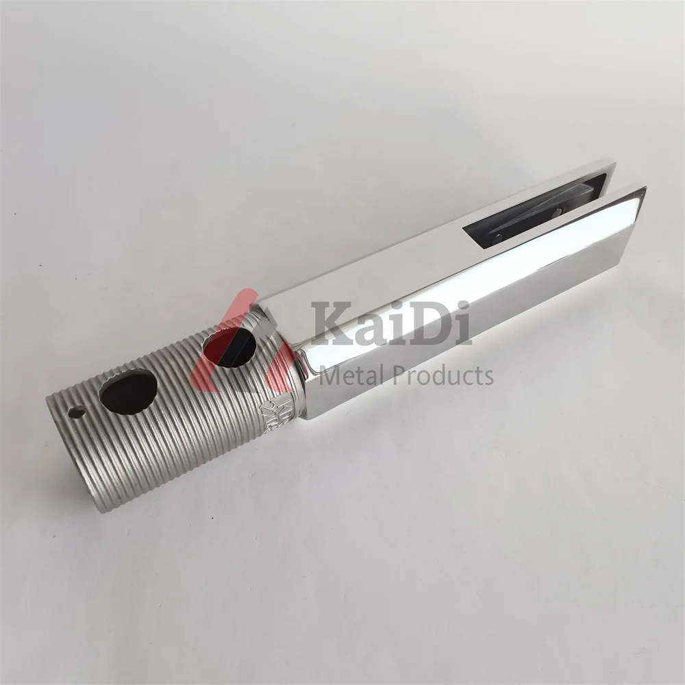 Deck stainless steel 2205 glass spigot glass railing balcony