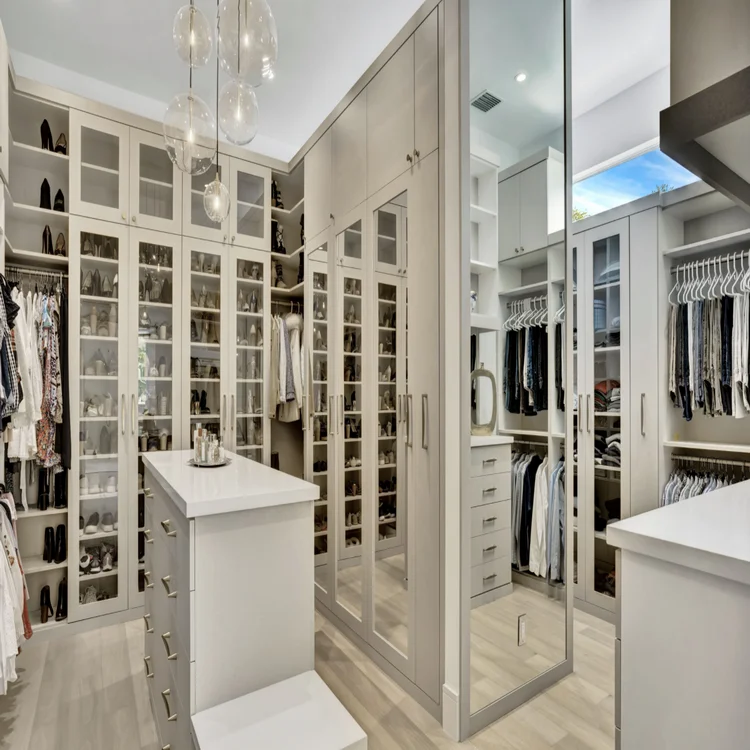 Китайский производитель дизайн шкафа Almirah с гардеробными полками и зеркалом