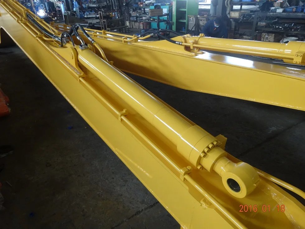 15.5 Meters Super Long Reach Excavator Boom And Arm Suit For Dredging River Subway Construction