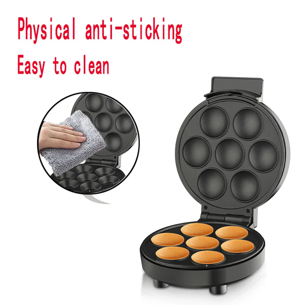Household Double Sided Heating 1000w Non Stick Electric Cake Machine Home Breakfast Maker Baking Muffin Maker Mechanical