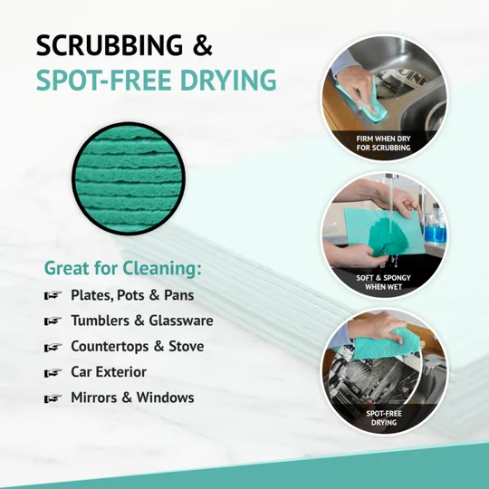 2024 trending magic scrub disposable wiping rags cleaning cloth kitchen goods PP