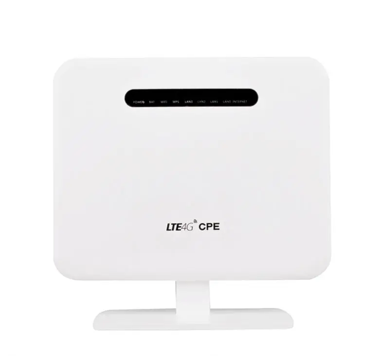 VOIP/VOLTE 300Mbps B1/B2/B3/B4/B5/B7/B8/B12/B17/B18/B19/B20/B25/B26/B28 4G LTE Wireless CPE Router