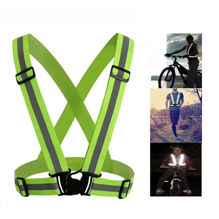 Night Working Cycling Warning Accessories Bicycle Running Motorcycle High Visibility Safety Reflective Vest