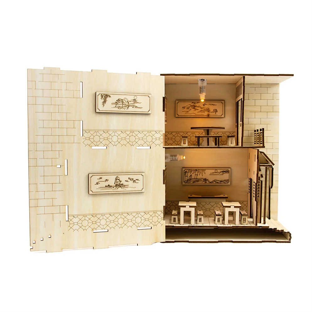 Factory Wholesale Stand Bookshelf Insert Book Nook for Children Home Decorative Books Ornament