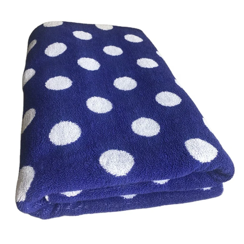 Премиум хлопчатобумажная ткань обе махровые стороны пользовательский дизайн жаккардовое банное полотенце пляжное полотенце