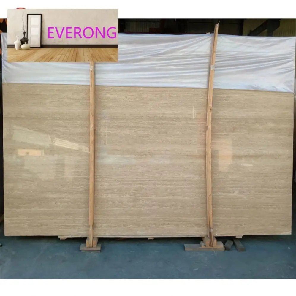 Cheap price high quality china factory wholesale natural beige travertine marble white travertine for dining table floor outdoor