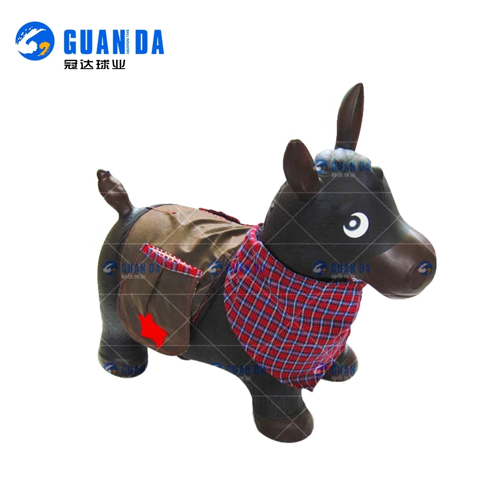 Wholesale Pvc Hot Sale Bouncing Horse Inflatable Toy Animal And Jumping Animal