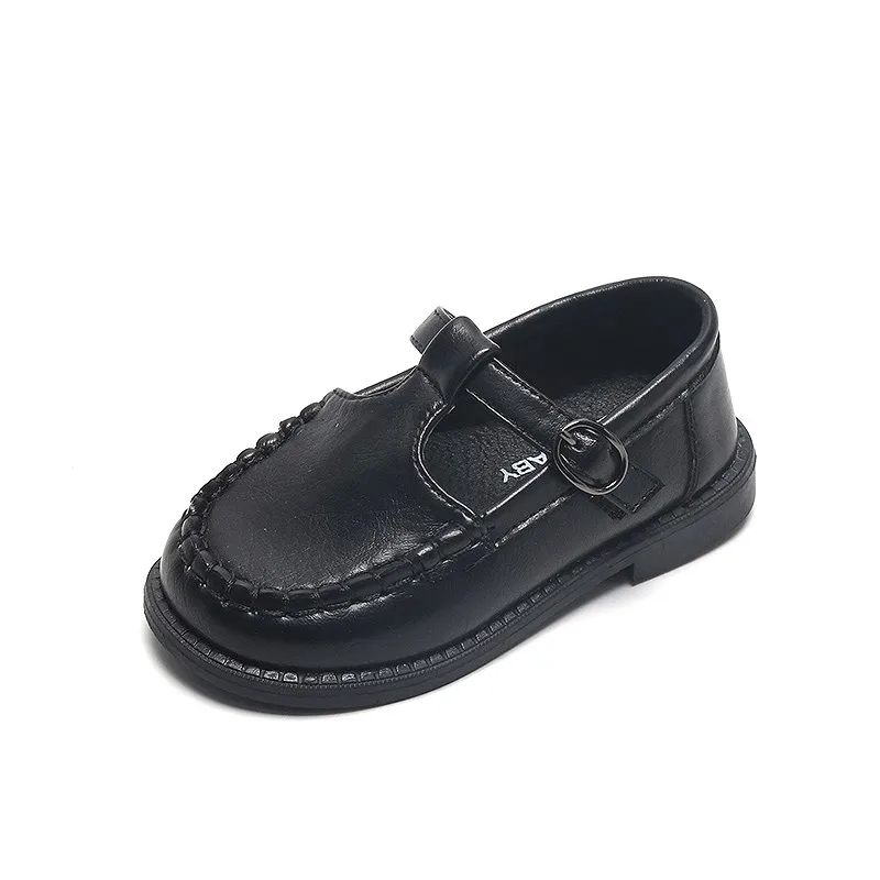 Child Baby shoes Casual Soft Cow T-bar Leather Shoes Infant Prewalker Baby schoentjes