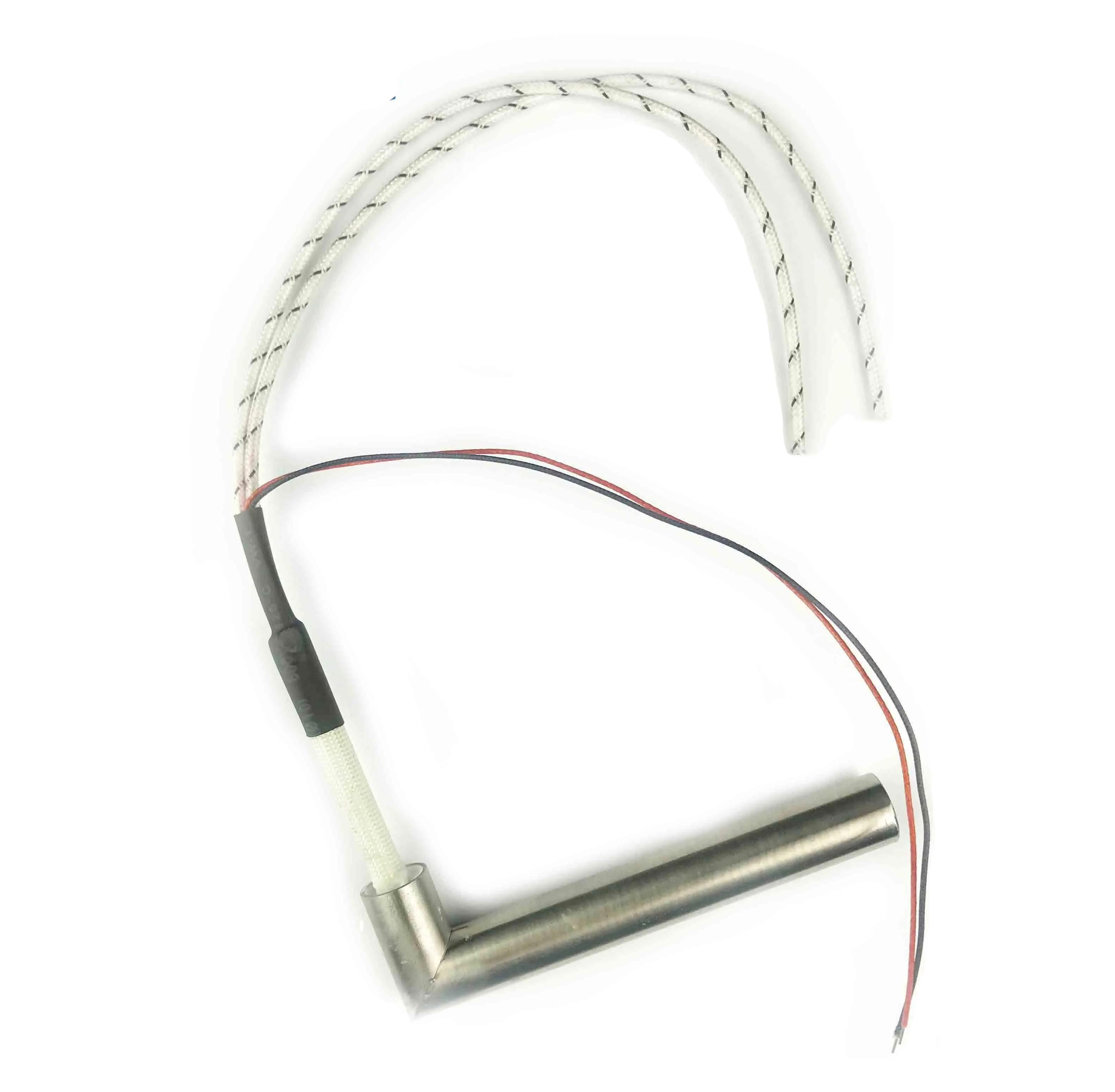 Customized electric cartridge heater with angle 24v stainless steel tube heater for 3D printer