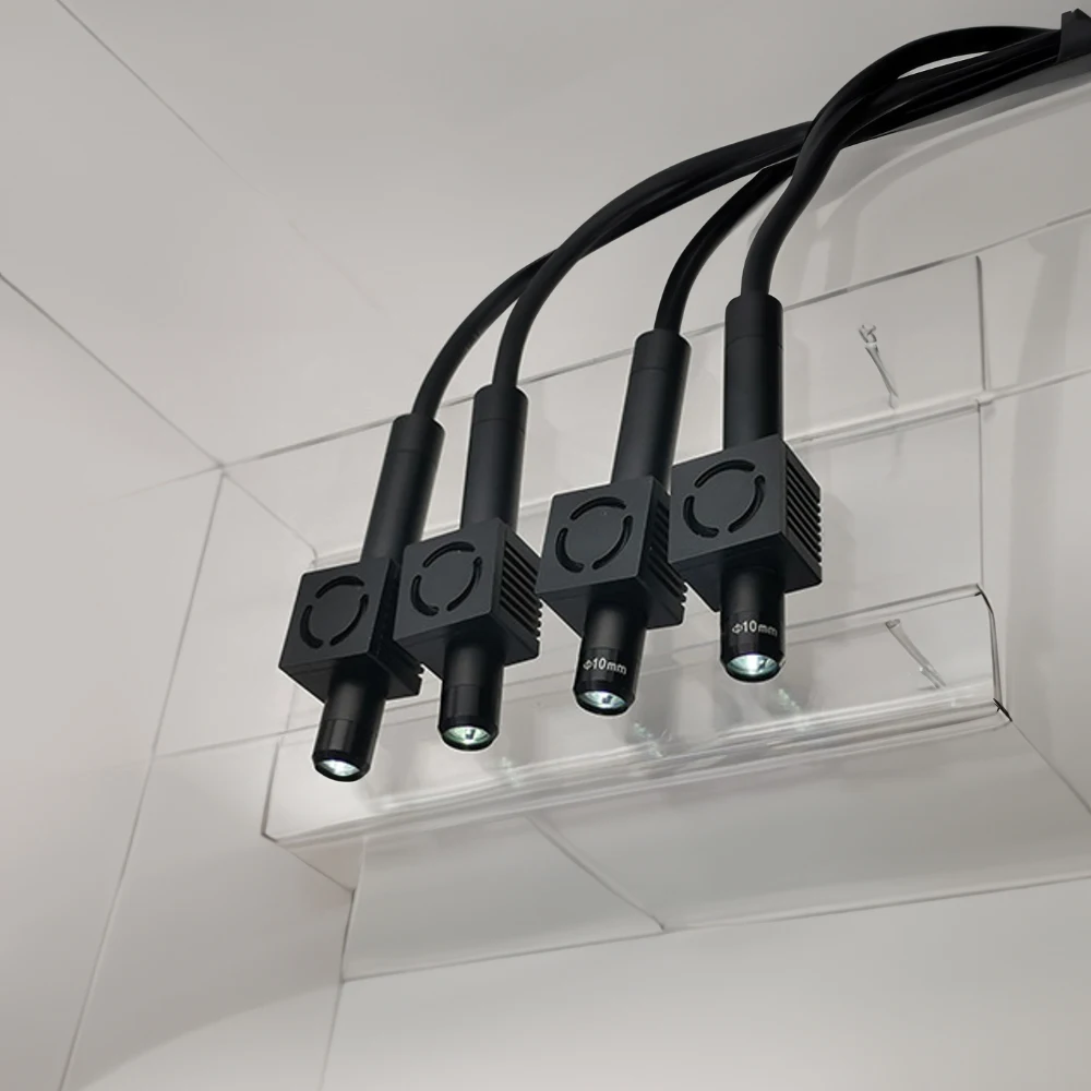 LED UV Spot UV Curing with Four Lamp Heads 365nm 395nm 405nm Wavelength Options
