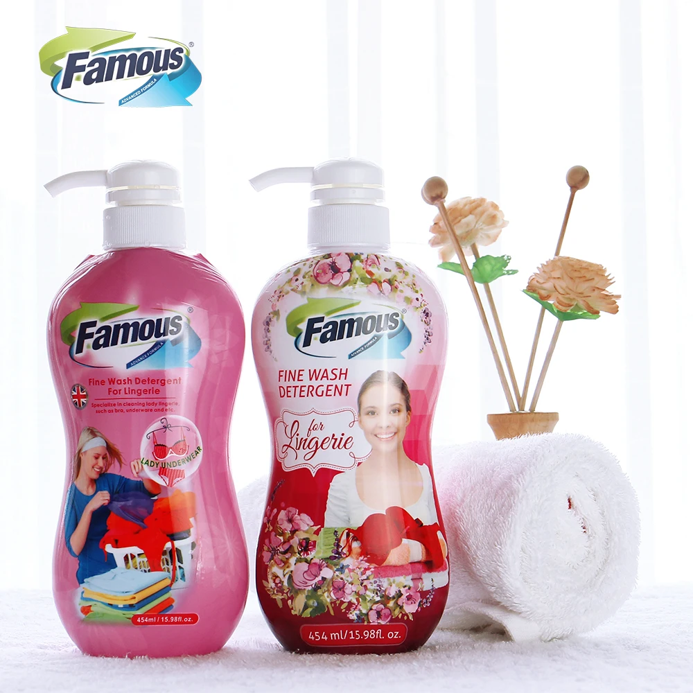 Famous Brand women liquid laundry detergent for lingerie Concentrated Detergent Washing Powder Washing