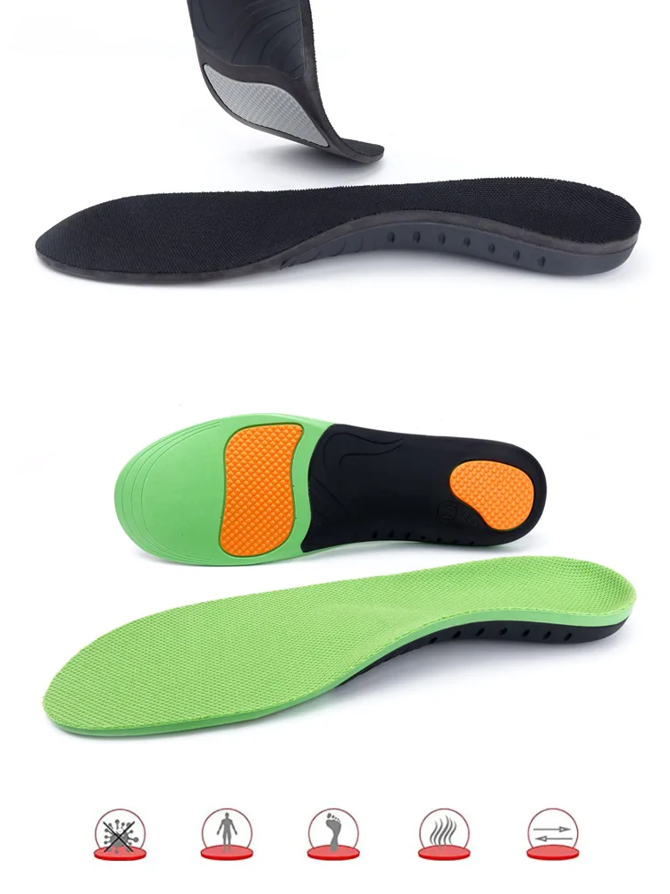 Plantar Fasciitis Arch Support Insoles for Men and Women Shoe Inserts Orthotics Shoe Insoles for Flat Feet Arch Heel Pain