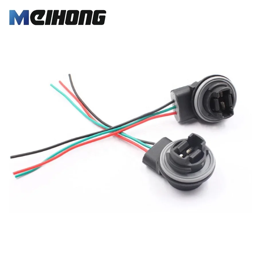 T25 3156 3157 лампа Светодиодная лампа Разъем Включите свет 1156 1157 Светодиодная лампа держатель Разъем