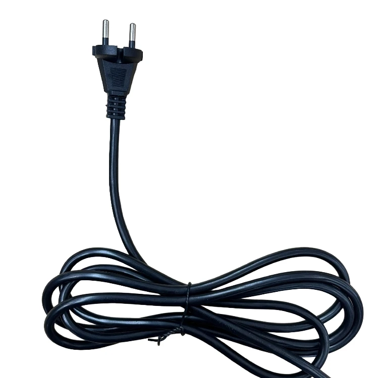Yongxiang Korean 2 pin power cord KC Certification 2 Pin Straight Plug With Korean Mains Cable KC Power Cord 16A 250V