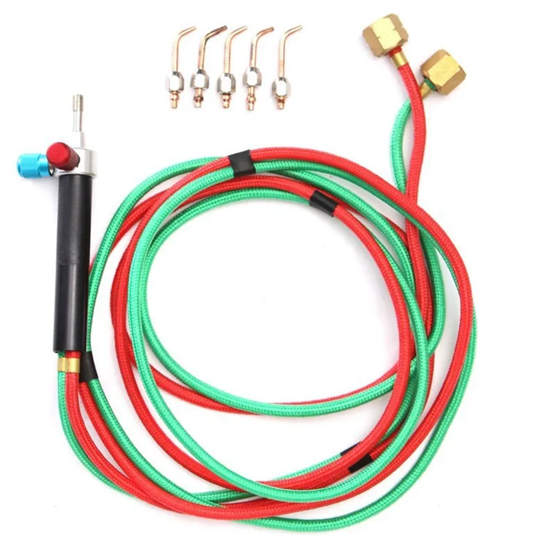 Mini oxygen welding gun o2 soldering torch oxygen acetylene flame torch welding platinum stainless steel and other metals