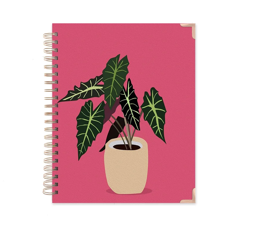 Factory Printing OEM new design good quality hardcover spiral wire ring planner books a4 a5 custom journal