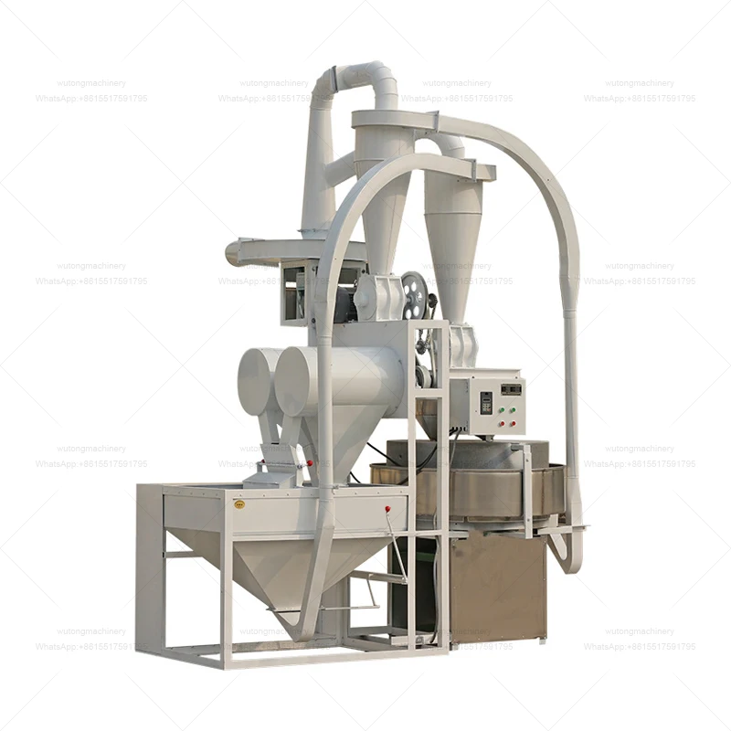 Low Cost Mini Plant Small Wheat Flour Mill Machine For Making / Grinding Wheat Maize Corn Flour